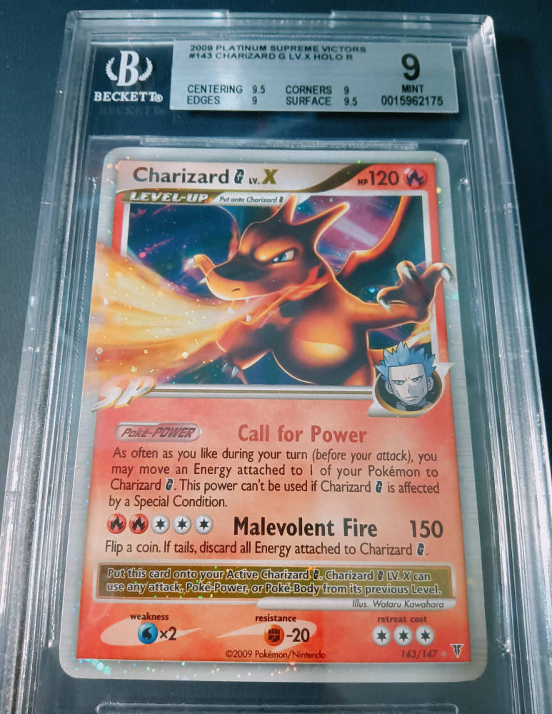 Charizard LvX Beckett 9